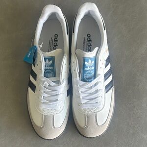 Adidas White and Black Classic Sneakers